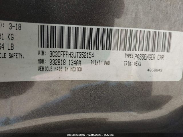 3C3CFFFH3JT352154 Fiat 500 ABARTH
