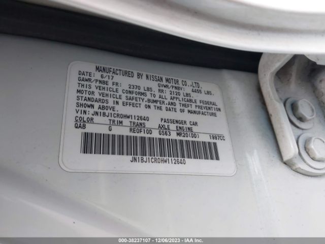 JN1BJ1CR0HW112640 Nissan Rogue Sport Sv
