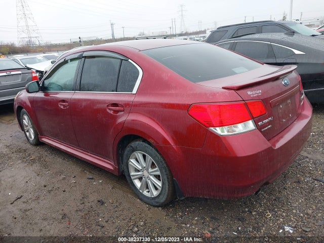 2011 SUBARU LEGACY 2.5I PREMIUM VIN: 4S3BMBC60B3255306
