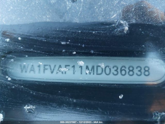 WA1FVAF11MD036838 Audi Q8 Prestige 55 Tfsi Quattro Tiptronic