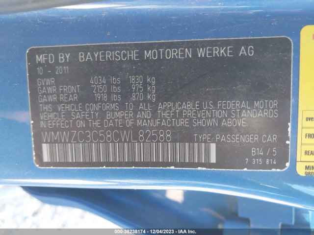 2012 MINI COOPER S COUNTRYMAN WMWZC3C58CWL82588 Photo 8