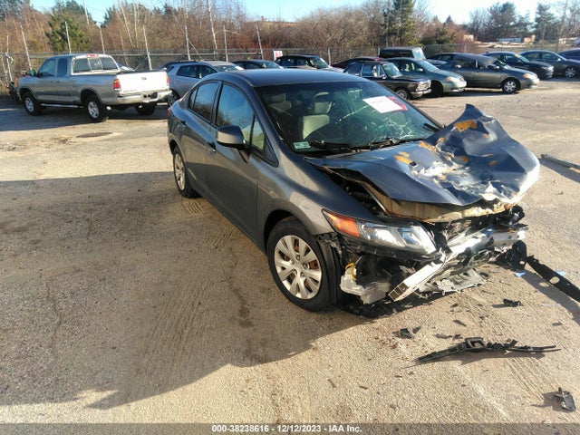 2012 HONDA CIVIC LX VIN: 2HGFB2F5XCH324755