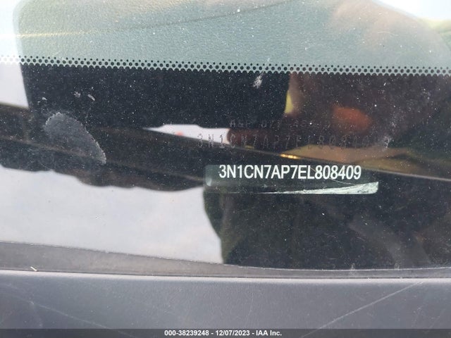 2014 NISSAN VERSA SV VIN: 3N1CN7AP7EL808409
