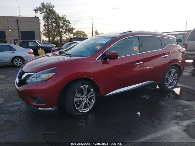 2018 NISSAN MURANO PLATINUM VIN: 5N1AZ2MH3JN103595