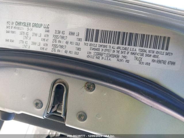 1C6RR6FT1ES458490 RAM 1500 Tradesman