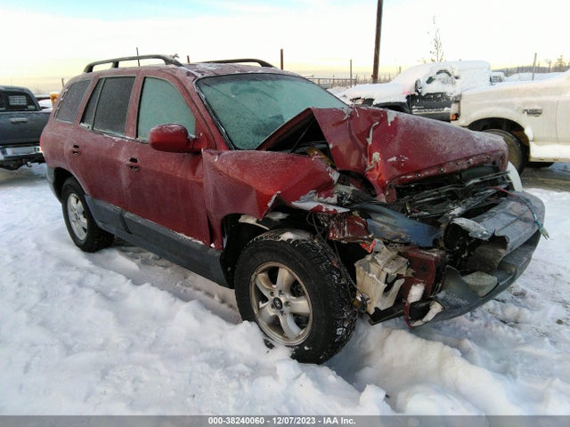 2005 HYUNDAI SANTA FE GLS VIN: KM8SC73D35U955913