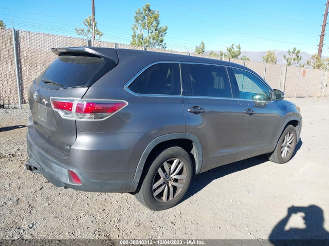 2015 TOYOTA HIGHLANDER LE V6 VIN: 5TDZKRFH9FS073019