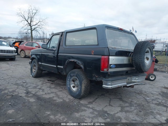 1996 FORD BRONCO U100 VIN: 1FMEU15H5TLB85322