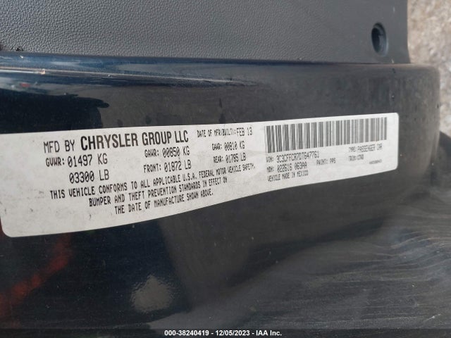 2013 FIAT 500 3C3CFFCR7DT647761 Photo 8