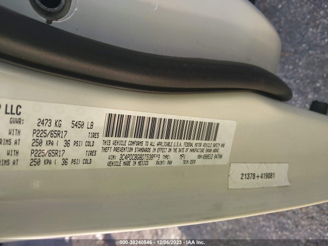 2013 DODGE JOURNEY SXT VIN: 3C4PDCBG8DT538503