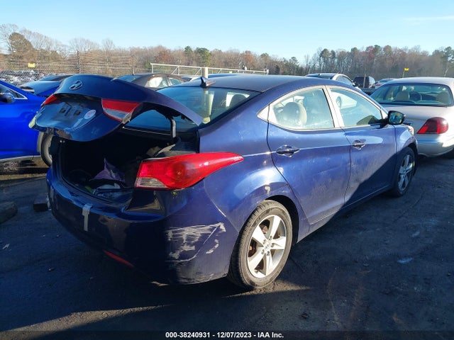 2013 HYUNDAI ELANTRA GLS VIN: 5NPDH4AE2DH196091