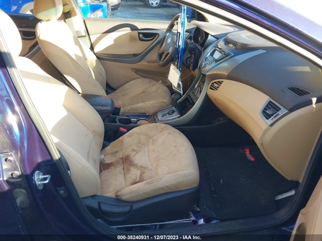 2013 HYUNDAI ELANTRA GLS VIN: 5NPDH4AE2DH196091