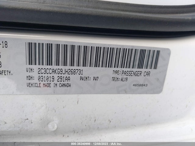 Chrysler 300 Limited Awd 2018 2C3CCAKG9JH268731 Image 9