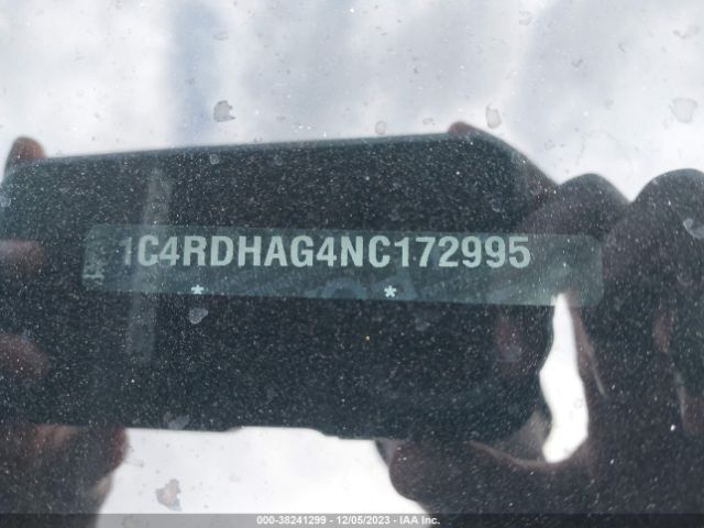 1C4RDHAG4NC172995 Dodge Durango Sxt Rwd