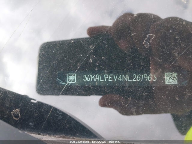 3GKALPEV4NL261963 GMC Terrain Fwd Slt