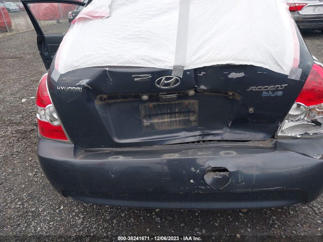 2010 HYUNDAI ACCENT BLUE VIN: KMHCM3AC4AU180794