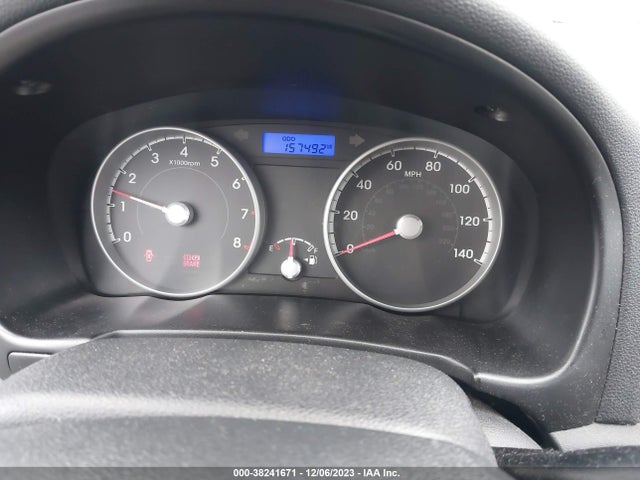2010 HYUNDAI ACCENT BLUE VIN: KMHCM3AC4AU180794