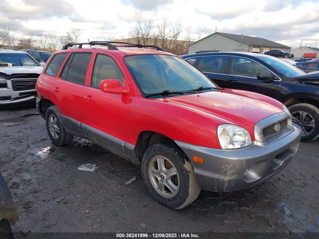 2004 HYUNDAI SANTA FE GLS VIN: KM8SC73D44U729734