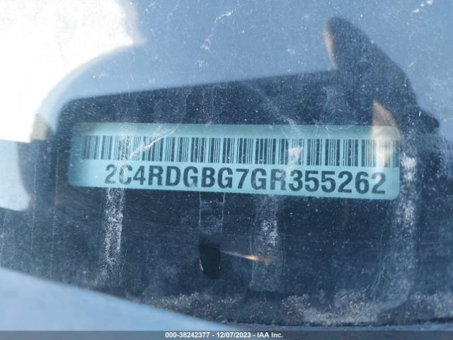 2C4RDGBG7GR355262 Dodge Grand Caravan Se Plus