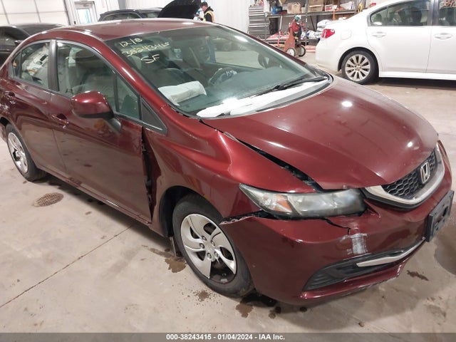 2013 HONDA CIVIC LX VIN: 2HGFB2F58DH560631
