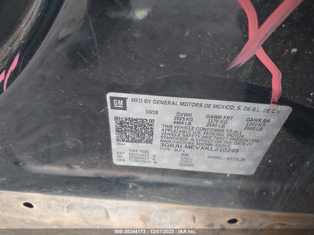 GMC Terrain Sle 2019 3GKALMEVXKL210249 Image 9