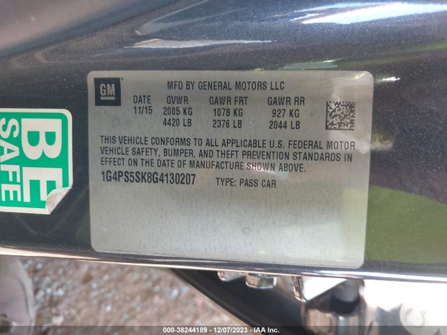 1G4PS5SK8G4130207 Buick Verano Leather Group