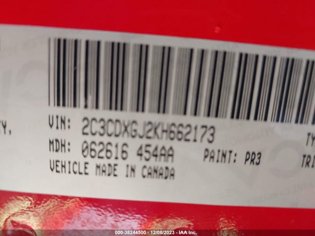 Dodge Charger Scat Pack Rwd 2019 2C3CDXGJ2KH662173 Image 9