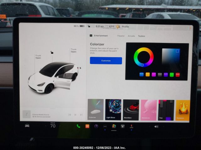 7SAYGDEE0PF921580 Tesla Model Y Awd/long Range Dual Motor All-wheel Drive