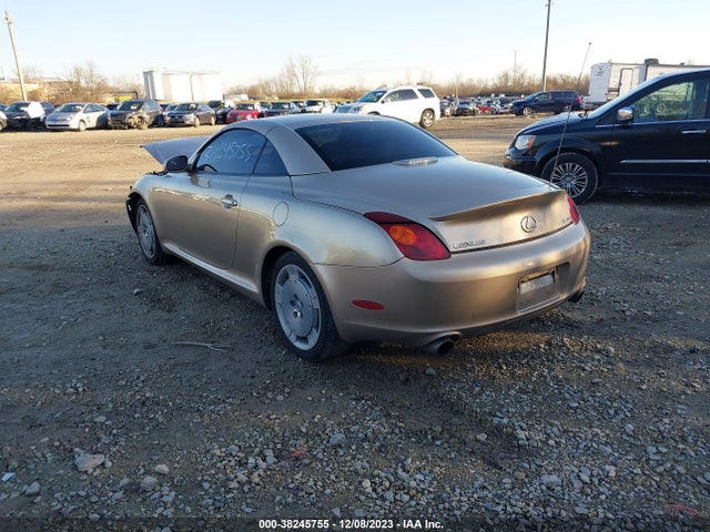 2003 LEXUS SC 430 BASE A5 VIN: JTHFN48Y230037843