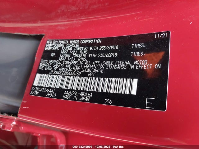Lexus Nx 350h Premium 2022 JTJGKCEZ2N2000169 Image 9