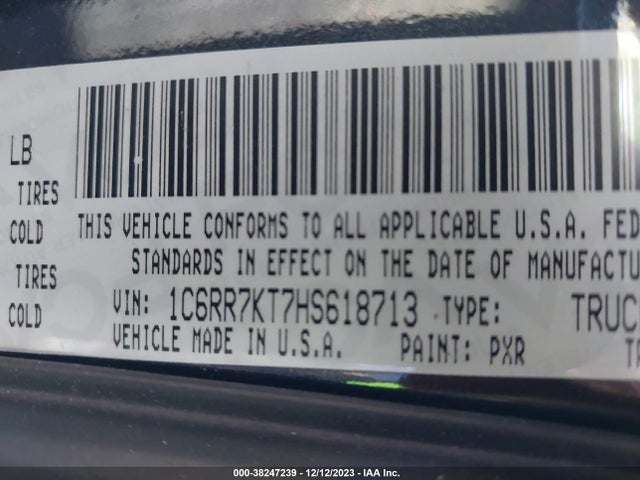 RAM 1500 Express  4x4 57 Box 2017 1C6RR7KT7HS618713 Image 9