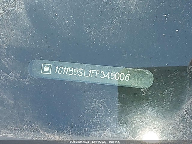 Chevrolet MALIBU LS 2015 1G11B5SL1FF345006 Image 9