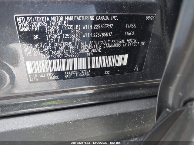 Toyota RAV4 LE 2023 2T3H1RFV0PC244293 Image 9