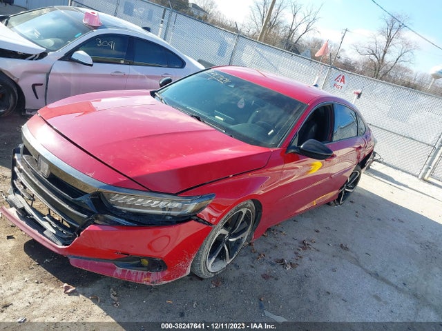 2021 HONDA ACCORD SPORT VIN: 1HGCV1F37MA074961
