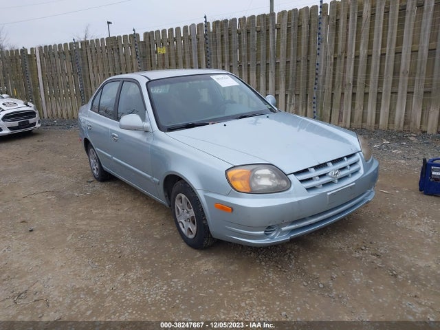 2003 HYUNDAI ACCENT GL VIN: KMHCG45C53U496635