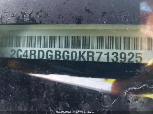 2C4RDGBG0KR713925 Dodge Grand Caravan Se