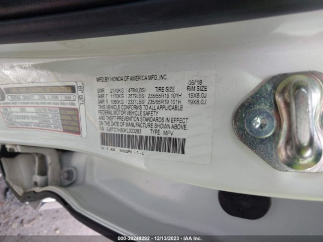 5J8TC1H50KL003283 Acura Rdx Technology Package