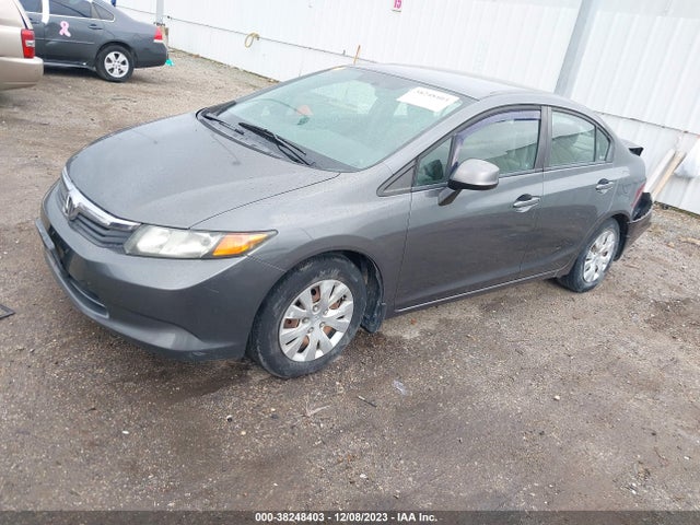 2012 HONDA CIVIC LX VIN: 2HGFB2F51CH304183