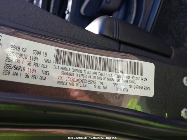 Dodge Durango Sxt 2014 1C4RDJAGXEC495245 Image 9