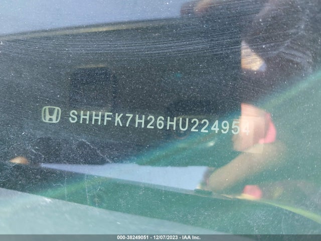 Honda Civic Lx 2017 SHHFK7H26HU224954 Image 9