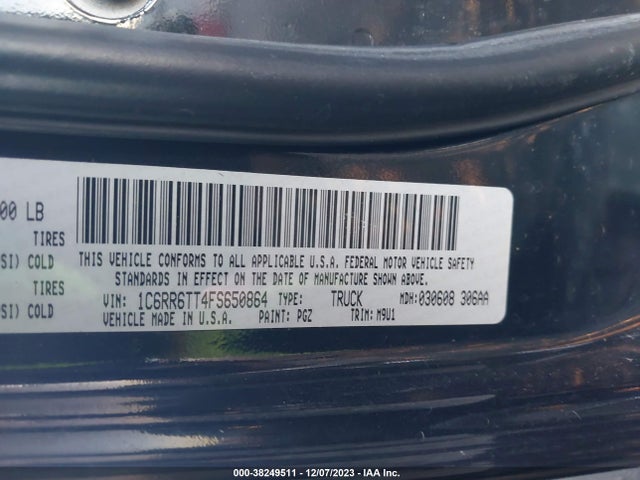 1C6RR6TT4FS650864 RAM 1500 Big Horn