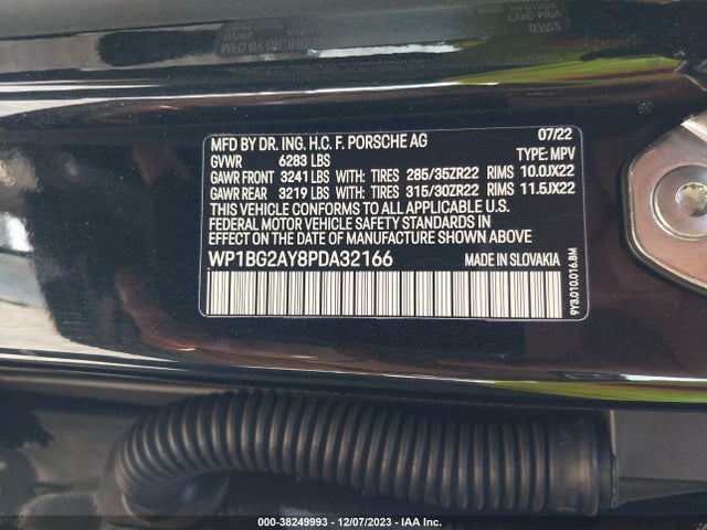 2023 PORSCHE CAYENNE COUPE WP1BG2AY8PDA32166 Photo 8