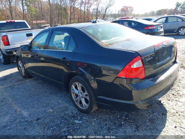 2012 FORD FUSION SE VIN: 3FAHP0HA2CR249552