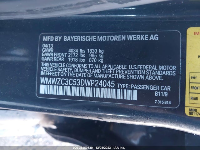 2013 MINI COUNTRYMAN WMWZC3C53DWP24045 Photo 8
