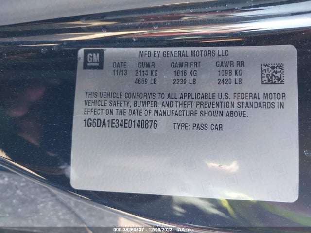 Cadillac Cts Standard 2014 1G6DA1E34E0140876 Image 9