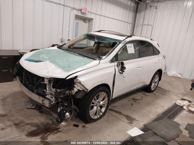 2010 LEXUS RX 450H VIN: JTJBC1BA5A2400506