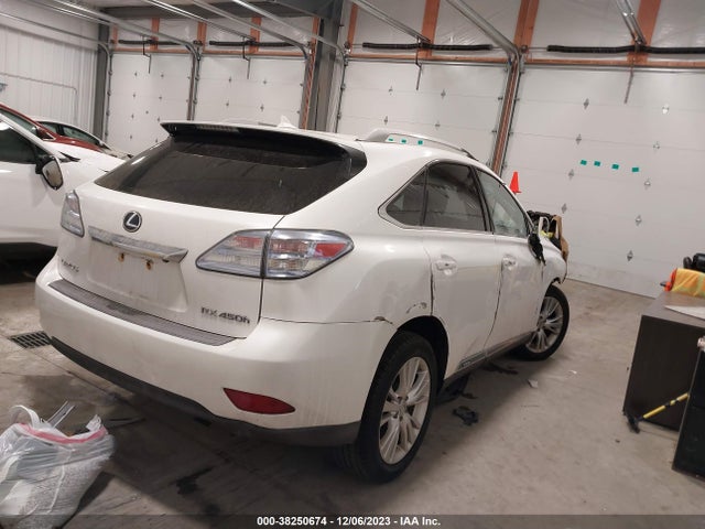 2010 LEXUS RX 450H VIN: JTJBC1BA5A2400506