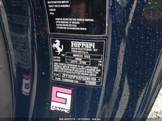 ZFF02RPAXP0293169 Ferrari Portofino M
