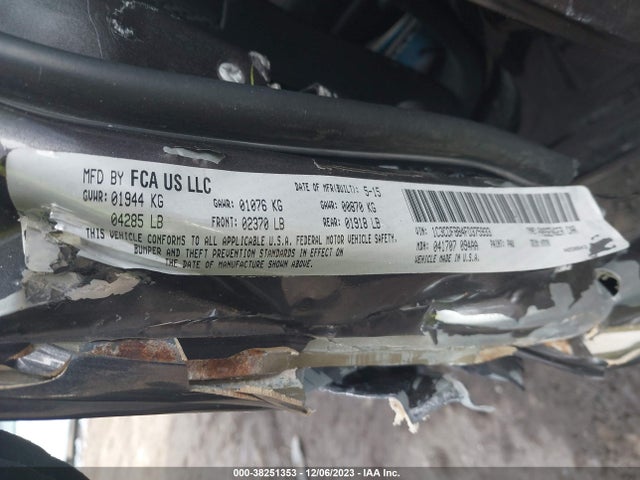 Dodge DART SXT 2015 1C3CDFBB4FD375933 Image 9