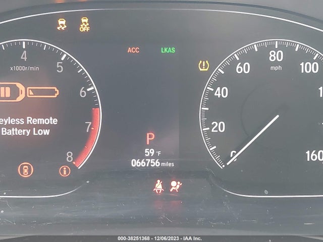 2019 HONDA ACCORD SPORT VIN: 1HGCV1F33KA016438